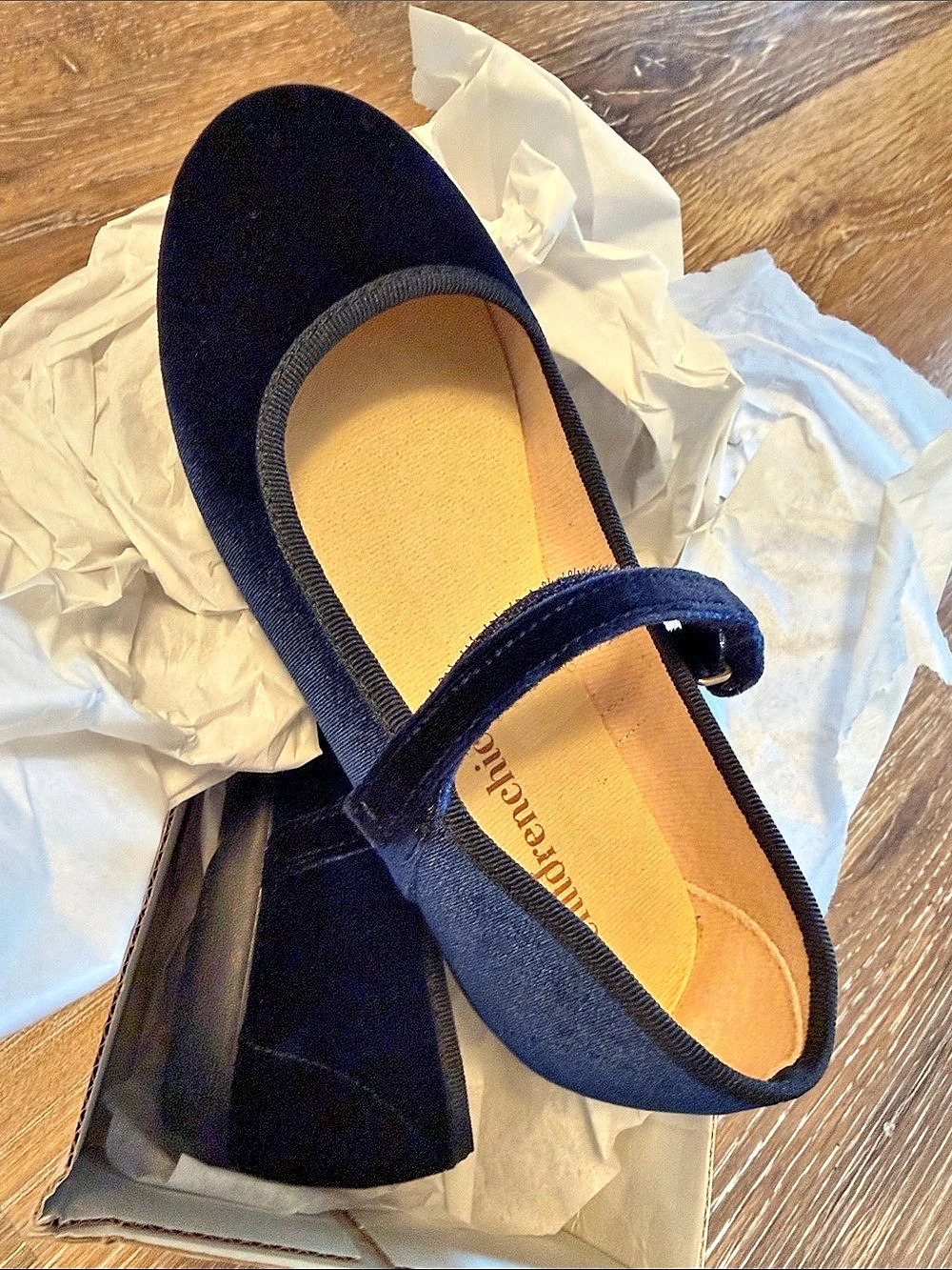 childrenchic Cassie Mary Jane Flats Blue US 1